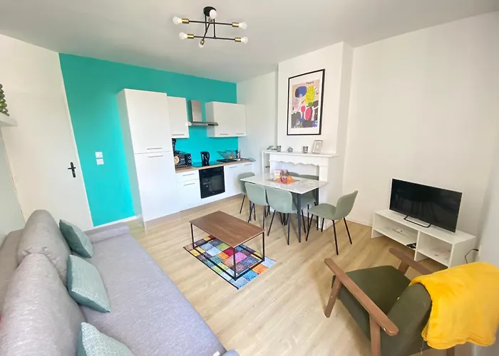 Appt 6 Couchages Jardin Parking Laverie Dunkirk